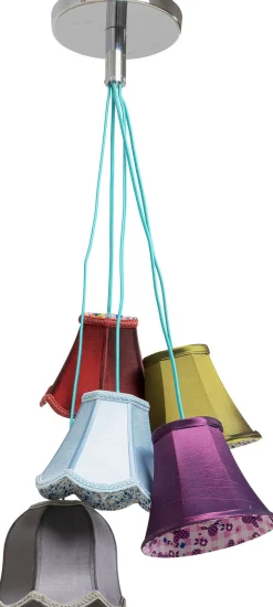Lampa Wisząca Saloon Flowers 5L 45x110 Cm Kolorowa