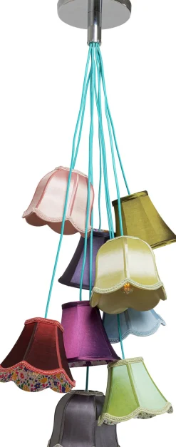 Lampa Wisząca Saloon Flowers 9L 60x110 Cm Kolorowa
