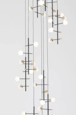 Lampa Wisząca Trapez 280 Cm Czarna