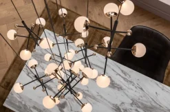 Lampa Wisząca Trapez 280 Cm Czarna
