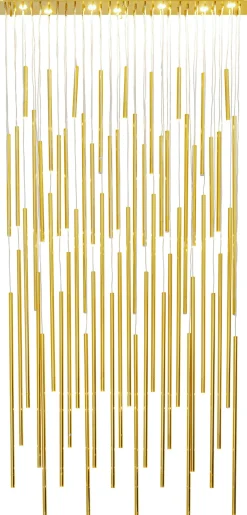 Lampa Wisząca Vegas LED 154x250-320 Cm Złota