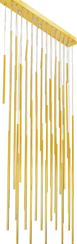 Lampa Wisząca Vegas LED 154x250-320 Cm Złota
