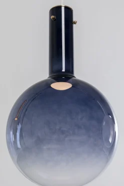 Lampa Wisząca Z 3 Szklanymi Kloszami W Różnych Kolorach 99 Cm