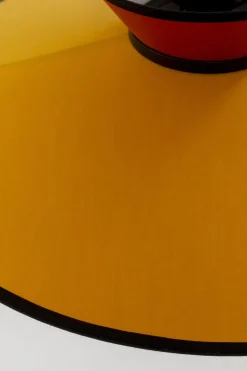 Lampa Wisząca Z Kolorowymi Kloszami Podsufitka Czarna Ø87 Cm