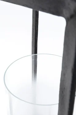 Latarenka Mabel 22x46 Cm Aluminium Czarna