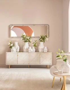 Lustro Betsy Frame 55x165 Cm Czarne