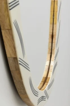Lustro ścienne Rama Biała Z żywicy Epoksydowej 43x93 Cm