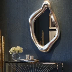 Lustro Hologram 76x115 Srebrne
