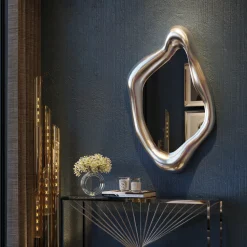 Lustro Hologram 76x115 Srebrne
