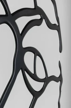 Lustro Pieces Ø100 Cm Czarne