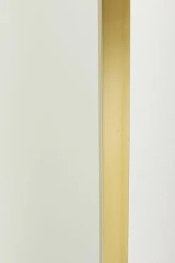 Lustro Prostokątne Duże Rama Złota Stalowa 70x200 Cm