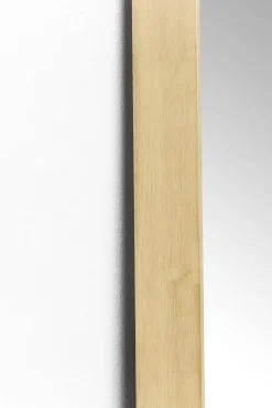 Lustro Stojące Curve Rectangular 200x70cm Mosiężne