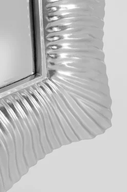 Lustro Wavy 94x124 Cm Srebrne