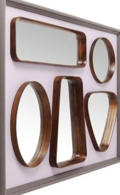 Lustro Wiszące Art Shapes 170x130 Cm Różowe