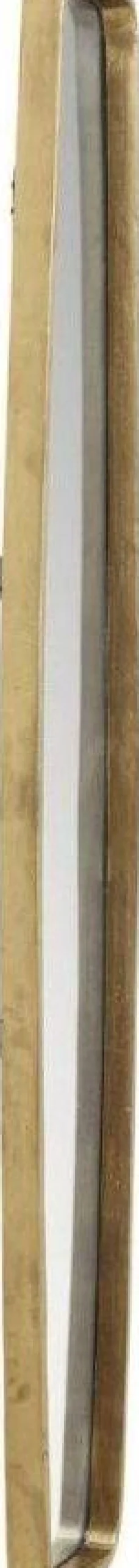 Lustro Wiszące Clip 177x32 Cm Mosiężne