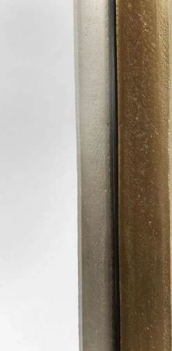 Lustro Wiszące Clip 177x32 Cm Mosiężne