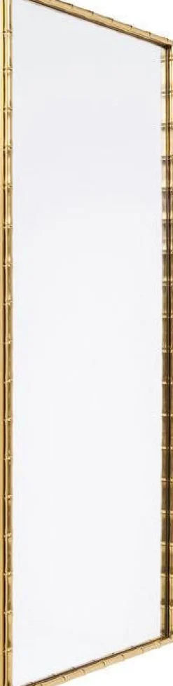 Lustro Wiszące Hipster Bamboo 80x180 Cm Złote