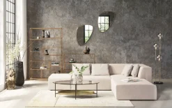 Lustro Wiszące Jetset 83x56 Cm Złote