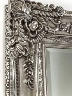 Lustro Wiszące Royal Residence 203x104 Cm Srebrne