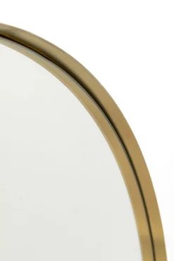 Lustro Z Wieszakami Okrągłe Złote Ø65 Cm