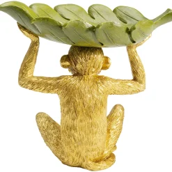 Misa Dekoracyjna Banana Leaf 24x22 Cm Zielono-złota