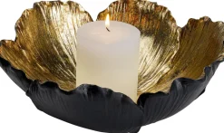 Misa Dekoracyjna Flower Bloom Ø25 Cm Czarno-złota