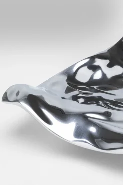 Misa Dekoracyjna Jade 48x22 Cm Aluminium Srebrna