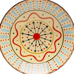 Misa Dekoracyjna Z Ceramiki Boho Kolorowe Wzory Ø33 Cm