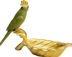 Miseczka Dekoracyjna Parrot Guard 21x14 Cm Zielono-złota
