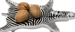 Naczynie Dekoracyjne - Na Przekąski Zebra Czarno-białe 21x15 Cm