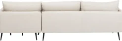 Narożnik Amalfi 275x159 Cm Kremowy Prawy