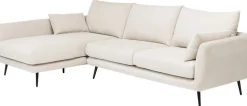 Narożnik Amalfi 275x159 Cm Kremowy Lewy
