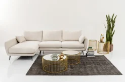 Narożnik Amalfi 275x159 Cm Kremowy Lewy
