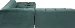 Narożnik Belami 265x210 Cm Ciemnozielony Prawy