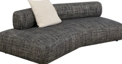 Narożnik 2-elementowy Nowoczesny Czarno-biały 334x180 Cm