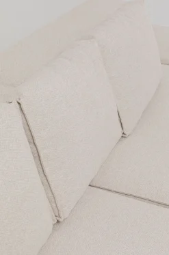 Narożnik Infinity Ottomane 306x182 Cm Kremowy Lewy