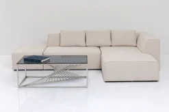 Narożnik Infinity Ottomane 306x182 Cm Kremowy Prawy