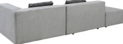 Narożnik Infinity Szary 302x182 Cm Prawostronny
