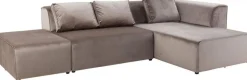 Narożnik Infinity Velvet 302x182 Cm Taupe Prawy