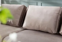 Narożnik Infinity Velvet 302x182 Cm Taupe Prawy