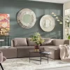 Narożnik Infinity Velvet 306x182 Cm Taupe Lewy
