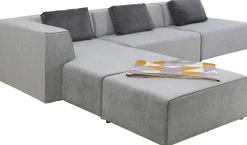 Narożnik Modułowy Duży Szary Lewy 357x182 Cm