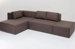 Narożnik Modułowy Infinity Dolce 306x182 Cm Brązowy Lewy