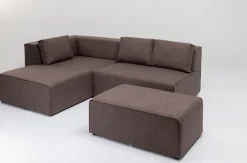 Narożnik Modułowy Infinity Dolce 306x182 Cm Brązowy Lewy