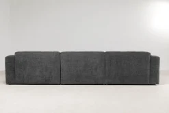 Narożnik Modułowy Tapicerowany Szary Prawy 335x170 Cm