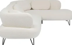 Narożnik Peppo 286x196 Cm Biały Prawy