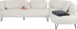 Narożnik Peppo 286x196 Cm Biały Prawy