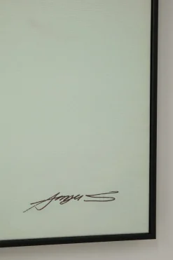 Obraz Abstrakcyjne Kształty Ręcznie Malowany 73x143 Cm Różowy