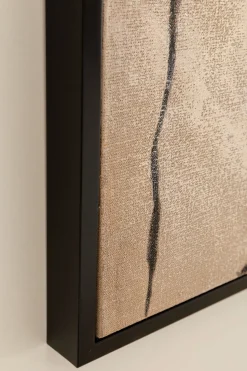 Obraz Abstrakcyjny Odcienie Brązu 80x120 Cm