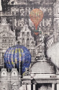 Obraz Balloons 160x260 Cm Kolorowy